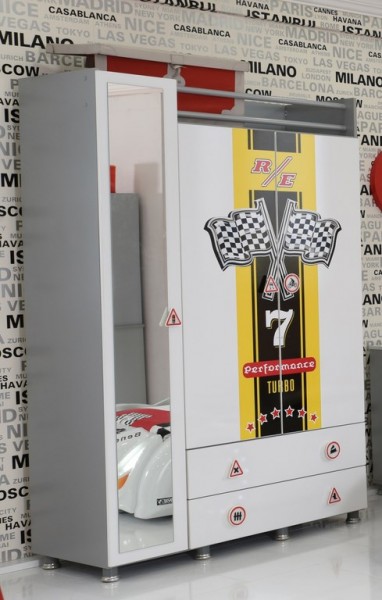 Kleiderschrank SPECIAL 3-türig weiß Rabatt Aktion