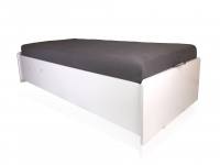 Vorschau: Liegebett hochklappbar mit Bettschubkasten, 90x200cm Vorschau: Liegebett hochklappbar mit Bettschubkasten, 90x200cm
