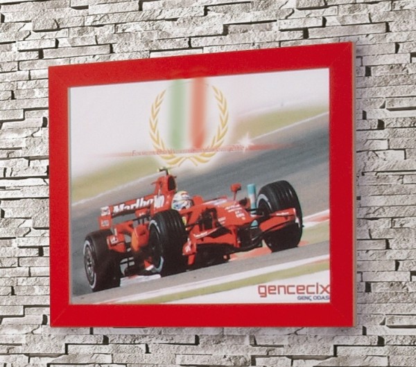 Wandbild Turbo rot small Picture