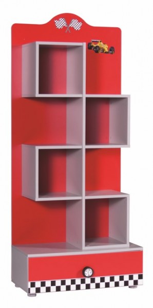 Bücherregal Formula rot AUSSTELLUNGSSTÜCK