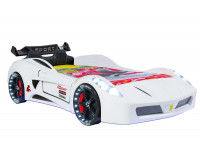 Vorschau: Autobett TURBO V7 SPORT weiß mit Sportpack-Set Vorschau: Autobett TURBO V7 SPORT weiß mit Sportpack-Set