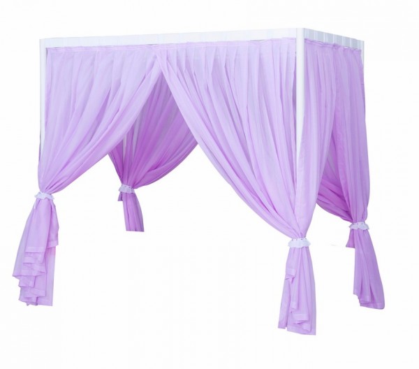 Vorhang für Himmelbett CINDY in lila
