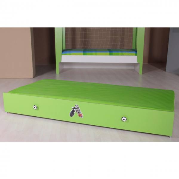 Bettschubkasten FOOTBALL grün, 90x190cm Bettschubkasten FOOTBALL grün, 90x190cm