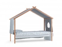 Vorschau: Kinderbett HOUSE DREAM mit Dachhimmel, 90x200cm Vorschau: Kinderbett HOUSE DREAM mit Dachhimmel, 90x200cm