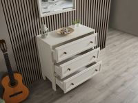 Vorschau: Wäschekommode mit 3 Schubkästen Inci creme  Vorschau: Wäschekommode mit 3 Schubkästen Inci creme