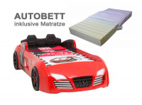 Vorschau: Autobett TURBO V8 SPORT weiß mit Matratze zum Sparpreis Vorschau: Autobett TURBO V8 SPORT weiß mit Matratze zum Sparpreis