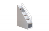 Vorschau: Hochbett COMPACT K4 mit Bett 90x200cm, Kleiderschrank, Regal, 4-tlg. Vorschau: Hochbett COMPACT K4 mit Bett 90x200cm, Kleiderschrank, Regal, 4-tlg.