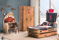Vorschau: SPAR-SET4 Pirat Kinderzimmer mit Schiffsbett, 3-teilig Vorschau: SPAR-SET4 Pirat Kinderzimmer mit Schiffsbett, 3-teilig