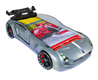 Vorschau: Autobett Roadster Sport silber mit Beleuchtung und Sound Vorschau: Autobett Roadster Sport silber mit Beleuchtung und Sound