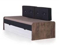 Liegebett Einzelbett 90x200cm COMPACT mit Bettschubkasten Liegebett Einzelbett 90x200cm COMPACT mit Bettschubkasten