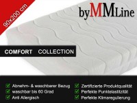 Kaltschaum Matratze 7-Zonen SLEEP COMFORT, 90x200cm Kaltschaum Matratze 7-Zonen SLEEP COMFORT, 90x200cm