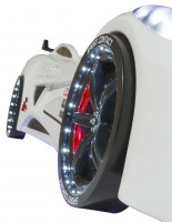 Vorschau: Autobett TURBO V7 SPORT weiß mit Innenpolsterung Vorschau: Autobett TURBO V7 SPORT weiß mit Innenpolsterung