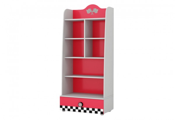 Bücherregal TURBO rot