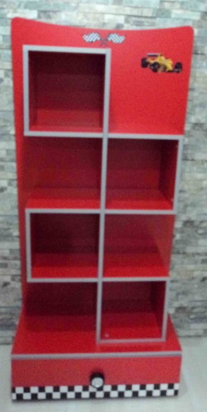 Bücherregal Formula rot 2. Wahl