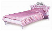 Vorschau: Jugendbett ANASTASIA rosa, Kopfteil gepolstert, 120x200cm Vorschau: Jugendbett ANASTASIA rosa, Kopfteil gepolstert, 120x200cm