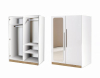 Vorschau: Compact natur Kleiderschrank 2 türig mit Spiegel Vorschau: Compact natur Kleiderschrank 2 türig mit Spiegel